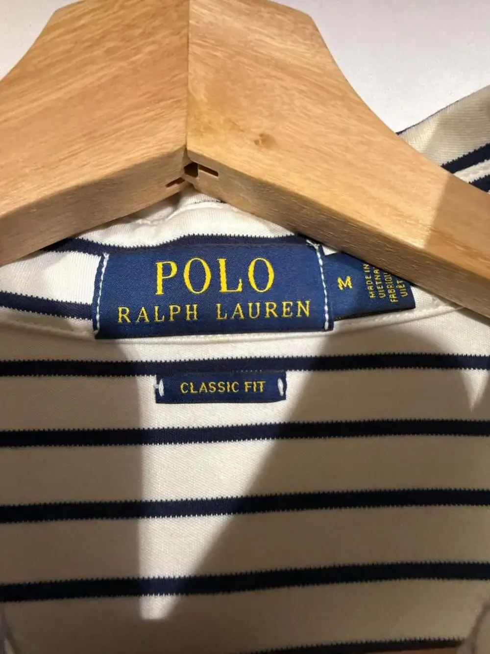 Polo Ralph Lauren before button tag